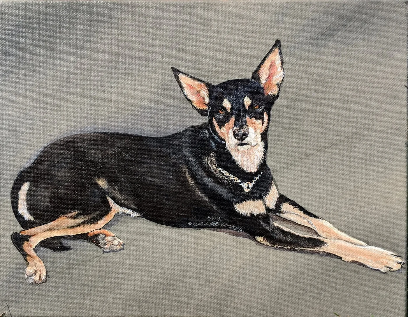 Ellie, painting by Ann Gillon
