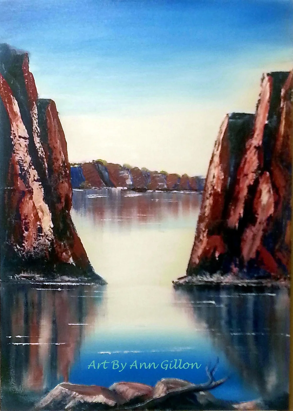 Beautiful Reflections, painting by Ann Gillon