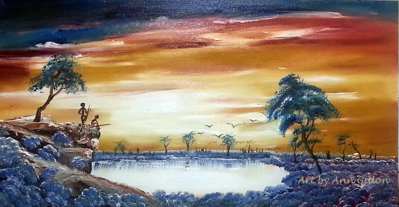 Dreaming Time, painting by Ann Gillon