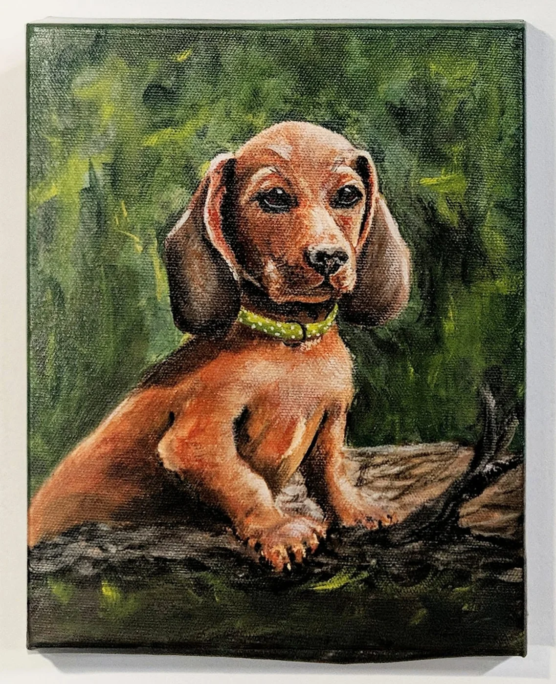 Little Ace, painting by Ann Gillon